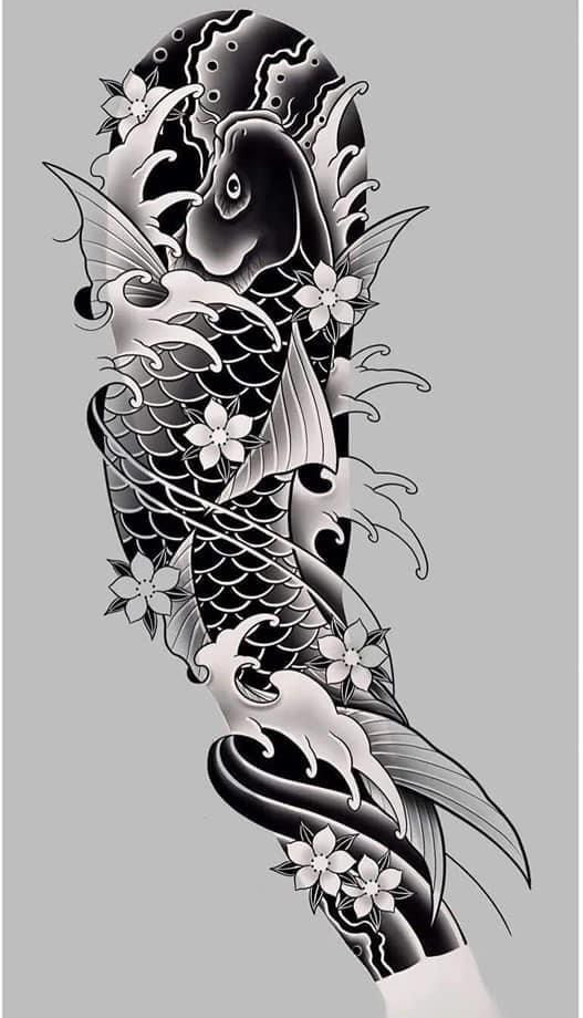 鯉魚紋身新設計，友情與陪伴的溫馨故事展