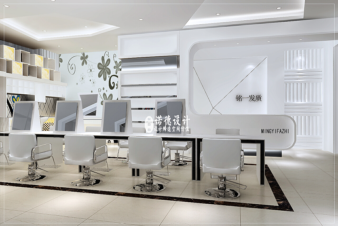科技與美學(xué)完美融合，最新美發(fā)店設(shè)計圖展示
