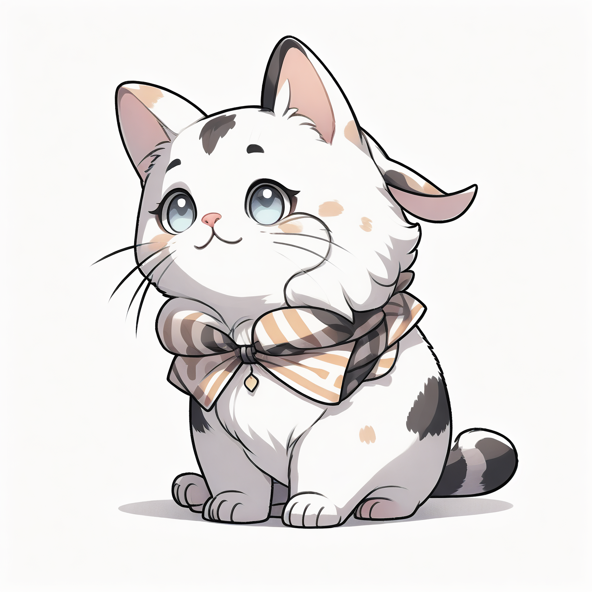 貓的動(dòng)漫頭像，溫馨日常趣事中的小貓咪