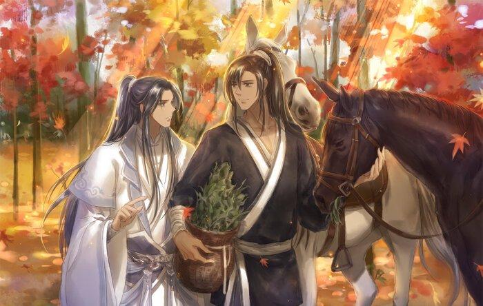 二哈與白貓師尊的奇幻羈絆，深情師徒動漫之旅