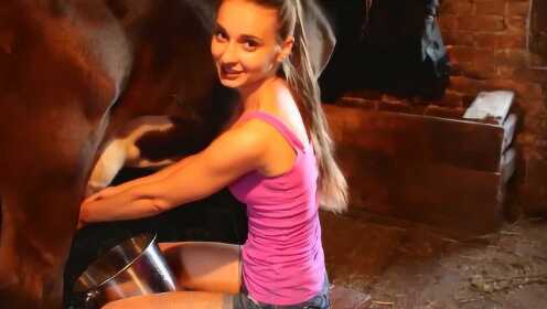 挪威女演員擠奶日常，愛(ài)與陪伴的小趣事