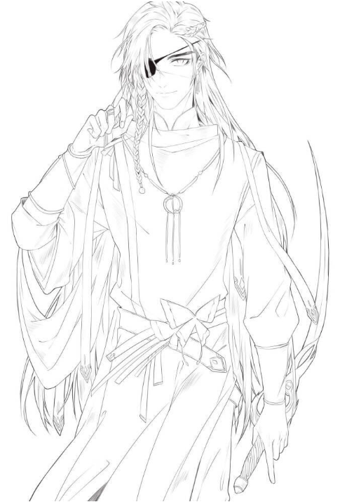 手繪動漫人物線稿，一筆一畫的自信與成就之路