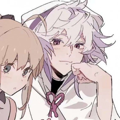 動漫情頭雙人，自然美景中的心靈之旅