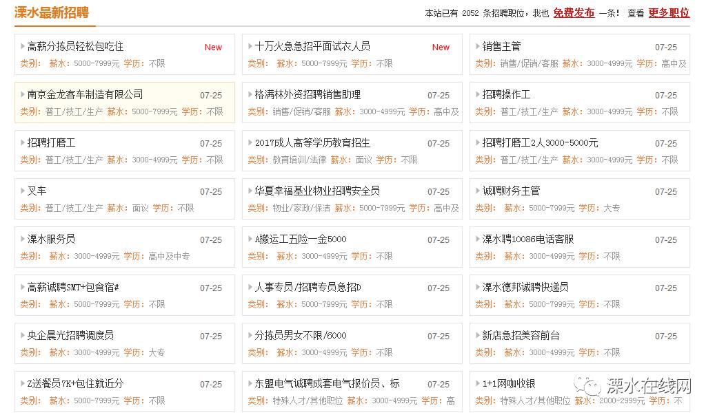 溧水最新招工信息匯總，崗位大揭秘????