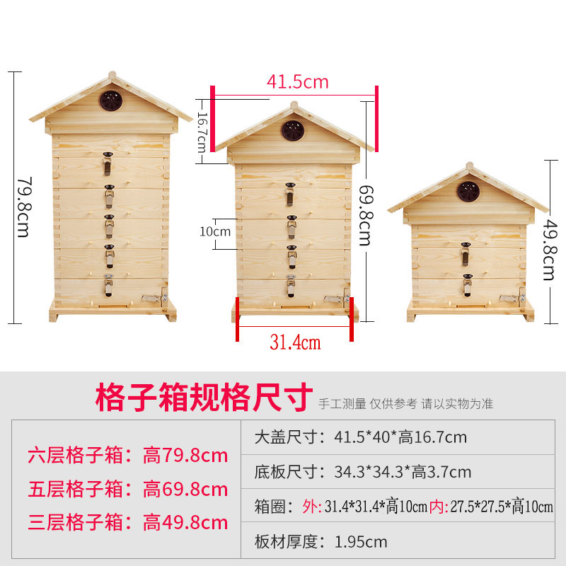 最新中蜂格子箱尺寸揭秘，探索蜜蜂的秘密，感受友情的溫暖